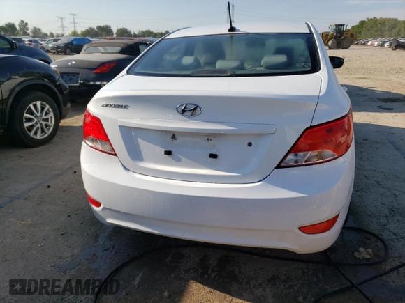 2017 Hyundai Accent SE with VIN KMHCT4AE1HU340568, listed as a Copart auction lot 60994693 with 61,941 mi miles. Bid and sale history available at carsss.com. Image 6.