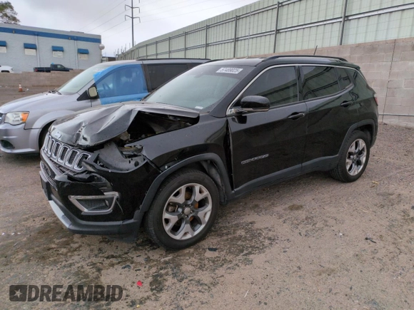 2018 Jeep Compass Limited с VIN 3C4NJCCBXJT205170, выставлен на аукционе Copart как лот 57489025 с пробегом 110 231 миль миль и Списание • Salvage title. История ставок и продаж доступна на DreamBid. Изображение 1.