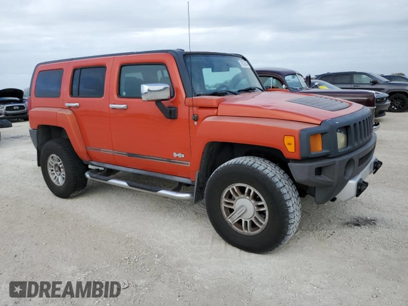 2008 Hummer H3 SUV Luxury with VIN 5GTEN13E388130848, listed as a Copart auction lot 78573684 with 79,702 mi miles and Salvage Title. Bid and sale history available at carsss.com. Image 4.