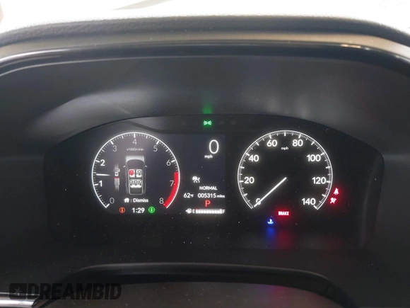 2025 Honda CR-V EX-L with VIN 2HKRS4H72SH440284, listed as a IAAI auction lot 42013627 with 5,315 mi miles and . Bid and sale history available at DreamBid. Image 7.