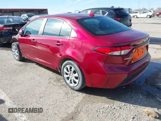 2022 Toyota Corolla LE with VIN 5YFEPMAE9NP271963, listed as a IAAI auction lot 41784871 with 91,912 mi miles. Bid and sale history available at carsss.com. Image 3.