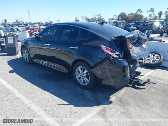 2018 Kia Optima S with VIN 5XXGT4L32JG218170, listed as a IAAI auction lot 41826326 with 74,441 mi miles. Bid and sale history available at carsss.com. Image 3.