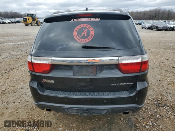 2013 Dodge Durango Citadel with VIN 1C4SDHET8DC552512, listed as a Copart auction lot 86630984 with 237,836 mi miles and Salvage Title. Bid and sale history available at carsss.com. Image 6.