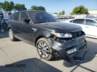 2016 Land Rover Range Rover Sport HSE with VIN SALWR2PF4GA121133, listed as a Copart auction lot 53843675 with 64,635 mi miles and Salvage title. Bid and sale history available at DreamBid. Image 4.