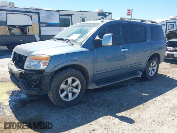 2011 Nissan Armada SV with VIN 5N1BA0ND2BN618049, listed as a IAAI auction lot 41838749 with 198,670 mi miles and . Bid and sale history available at DreamBid. Image 18.
