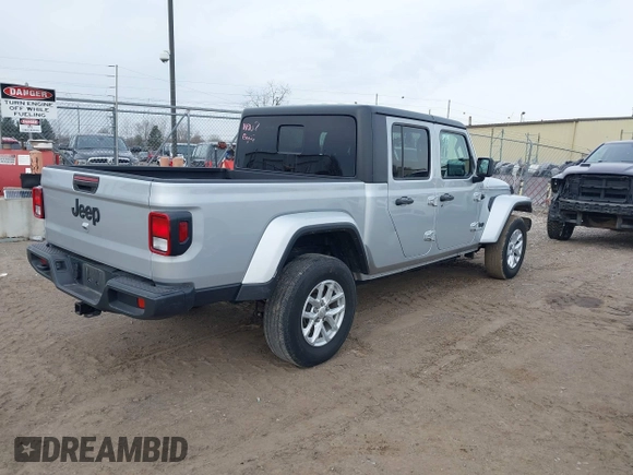 2023 Jeep Gladiator Sport S с VIN 1C6HJTAG4PL528816, выставлен на аукционе IAAI как лот 41512720 с пробегом 49 873 миль миль и . История ставок и продаж доступна на DreamBid. Изображение 4.