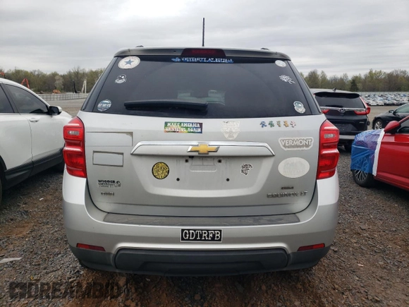 2016 Chevrolet Equinox LT with VIN 2GNFLFEK9G6248707, listed as a Copart auction lot 53902245 with 176,134 mi miles and Clean Title. Bid and sale history available at DreamBid. Image 6.