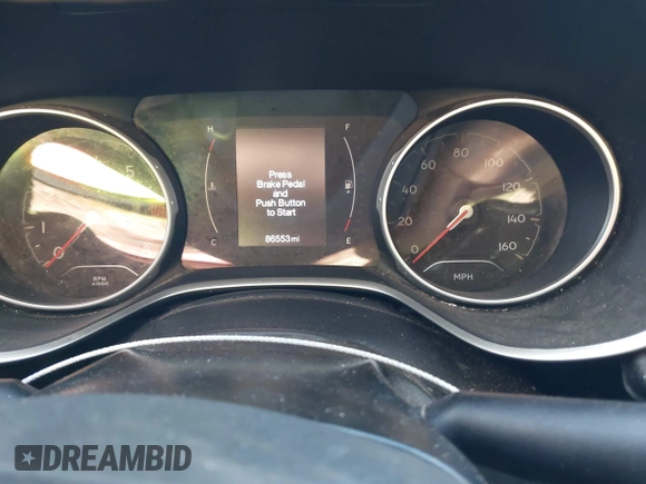 2018 Jeep Compass Latitude with VIN 3C4NJDBBXJT458268, listed as a IAAI auction lot 40965832 with 86,553 mi miles and . Bid and sale history available at DreamBid. Image 7.