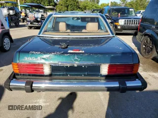 1984 Mercedes-Benz 380 with VIN WDBBA45A1EA014813, listed as a Copart auction lot 75331594 with 189,833 mi miles and Salvage Title. Bid and sale history available at carsss.com. Image 6.