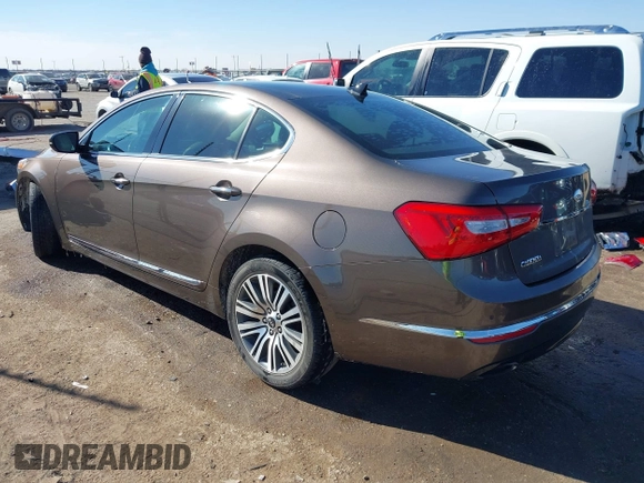 2014 Kia Cadenza Premium with VIN KNALN4D78E5151222, listed as a IAAI auction lot 41419842 with 137,710 mi miles. Bid and sale history available at carsss.com. Image 3.