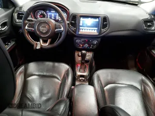 2018 Jeep Compass Trailhawk with VIN 3C4NJDDB5JT404051, listed as a Copart auction lot 53944915 with 146,851 mi miles and Salvage Title. Bid and sale history available at carsss.com. Image 8.