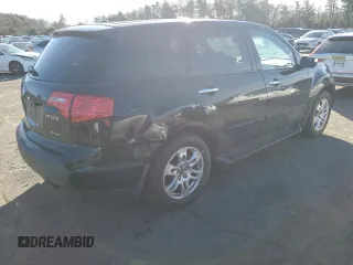 2007 Acura MDX Tech Pkg with VIN 2HNYD28347H524351, listed as a Copart auction lot 44102205 with 242,984 mi miles and Salvage Title. Bid and sale history available at carsss.com. Image 3.