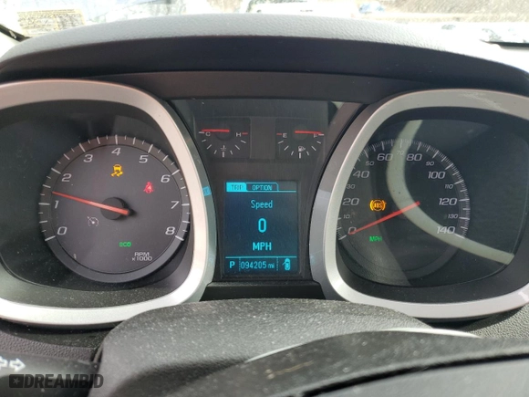 2013 Chevrolet Equinox LS with VIN 2GNFLCEK8D6401913, listed as a Copart auction lot 43482445 with 94,205 mi miles and Salvage Title. Bid and sale history available at carsss.com. Image 9.