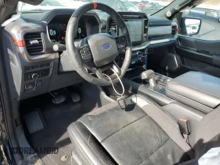 2023 Ford F-150 Raptor with VIN 1FTFW1RG0PFD16861, listed as a Copart auction lot 45338035 with 19,454 mi miles and Salvage Title. Bid and sale history available at DreamBid. Image 8.