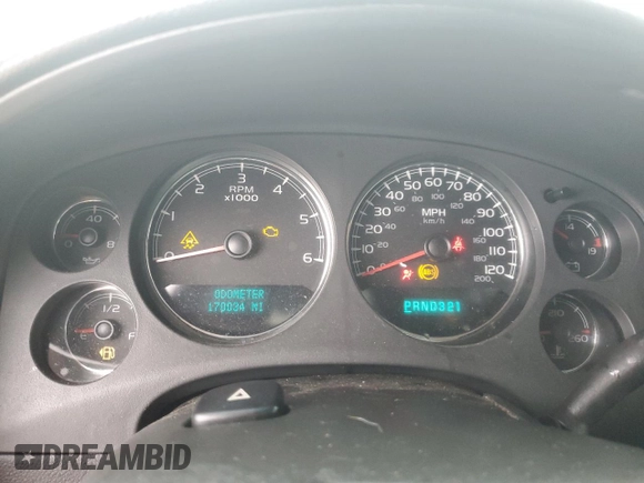 2007 GMC Yukon SLE w/3SA with VIN 1GKFC13C07R306364, listed as a Copart auction lot 60938334 with 170,034 mi miles and Salvage Title. Bid and sale history available at carsss.com. Image 9.