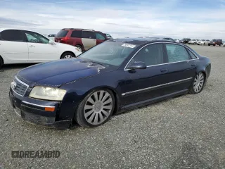 2004 Audi A8 L with VIN WAUML44E74N021729, listed as a Copart auction lot 78591314 with 0 mi miles and Clean Title. Bid and sale history available at carsss.com. Image 1.