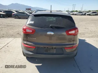 2013 Kia Sportage LX with VIN KNDPBCA23D7371824, listed as a Copart auction lot 60341775 with Not provided miles and Salvage title. Bid and sale history available at DreamBid. Image 6.