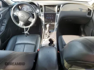 2017 Infiniti Q50 Signature Edition with VIN JN1EV7AP3HM741567, listed as a Copart auction lot 50810775 with 147,330 mi miles and Salvage Title. Bid and sale history available at DreamBid. Image 8.