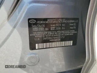 2017 Hyundai Elantra Limited с VIN 5NPD84LF6HH133751, выставлен на аукционе Copart как лот 49879245 с пробегом Не указан миль и Списание • Salvage title. История ставок и продаж доступна на DreamBid. Изображение 14.