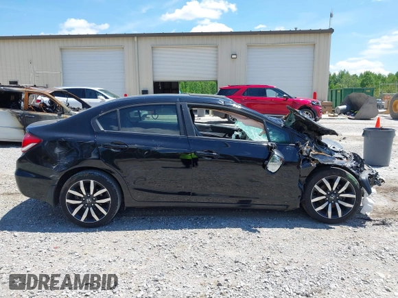 2015 Honda Civic EX-L z VIN 2HGFB2F96FH549908, wystawiony jako IAAI lot #42201190 z przebiegiem Nie podano mil oraz . Historia ofert i sprzedaży dostępna na DreamBid. Obrazek 13.