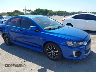 2017 Mitsubishi Lancer ES with VIN JA32U2FU3HU007384, listed as a IAAI auction lot 41875124 with 114,819 mi miles. Bid and sale history available at carsss.com. Image 1.