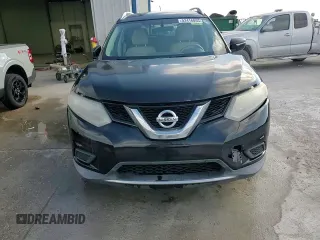2015 Nissan Rogue SV with VIN KNMAT2MTXFP508634, listed as a Copart auction lot 52416055 with 143,703 mi miles and Salvage Title. Bid and sale history available at carsss.com. Image 14.