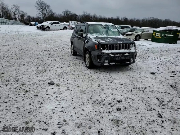 2021 Jeep Renegade 80th Anniversary with VIN ZACNJDBB6MPN36019, listed as a Copart auction lot 83791844 with 0 mi miles and Salvage Title. Bid and sale history available at carsss.com. Image 11.