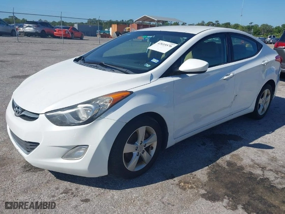 2012 Hyundai Elantra Limited with VIN 5NPDH4AE0CH125485, listed as a IAAI auction lot 42035576 with 156,699 mi miles. Bid and sale history available at carsss.com. Image 2.