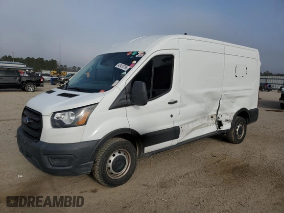 2020 Ford Transit Cargo with VIN 1FTBR1C89LKA51141, listed as a Copart auction lot 43410785 with 126,214 mi miles and Salvage title. Bid and sale history available at DreamBid. Image 1.