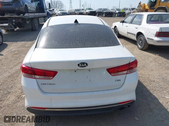 2016 Kia Optima LX Turbo with VIN 5XXGT4L10GG037107, listed as a IAAI auction lot 42071593 with 152,919 mi miles. Bid and sale history available at carsss.com. Image 16.
