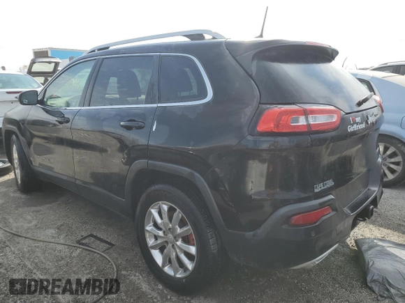 2017 Jeep Cherokee Limited with VIN 1C4PJLDS2HW645248, listed as a Copart auction lot 74334254 with 108,468 mi miles and Non Repairable. Bid and sale history available at carsss.com. Image 2.