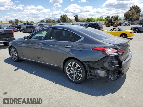 2018 Genesis G80 3.8L с VIN KMHGN4JE7JU281978, выставлен на аукционе Copart как лот 56725815 с пробегом 87 836 миль миль и Списание • Salvage title. История ставок и продаж доступна на DreamBid. Изображение 2.