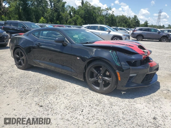 2016 Chevrolet Camaro 2SS with VIN 1G1FH1R72G0178455, listed as a Copart auction lot 62285365 with 46,971 mi miles and Salvage title. Bid and sale history available at DreamBid. Image 4.
