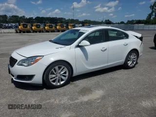 2014 Buick Regal with VIN 2G4GK5EX9E9319109, listed as a Copart auction lot 60195455 with 80,387 mi miles and Salvage title. Bid and sale history available at DreamBid. Image 1.