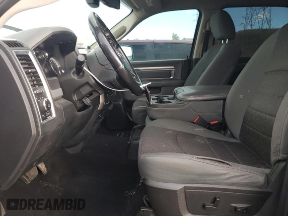 2018 Ram 1500 Big Horn with VIN 1C6RR7TT6JS241733, listed as a Copart auction lot 76377104 with 108,115 mi miles and Clean title. Bid and sale history available at DreamBid. Image 7.