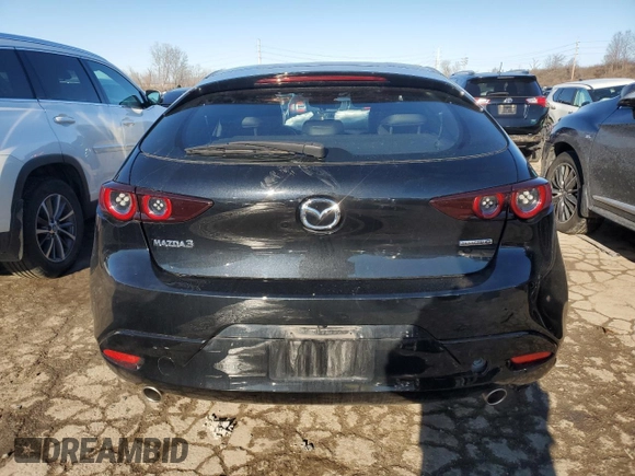 2020 Mazda Mazda3 Hatchback with VIN JM1BPALM0L1172973, listed as a Copart auction lot 87398124 with 21,295 mi miles and Salvage Title. Bid and sale history available at carsss.com. Image 6.