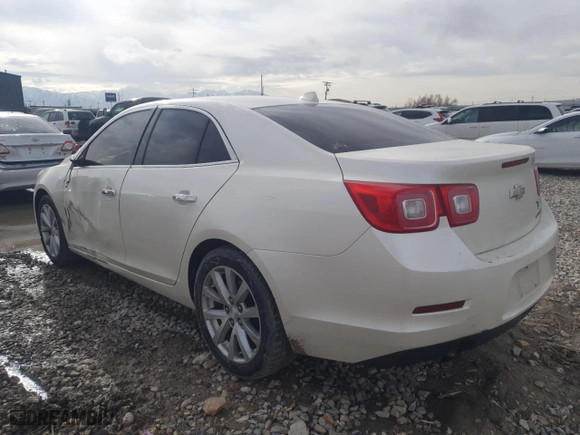 2013 Chevrolet Malibu LTZ with VIN 1G11H5SA5DF129394, listed as a Copart auction lot 51552605 with 136,982 mi miles and Salvage Title. Bid and sale history available at carsss.com. Image 2.