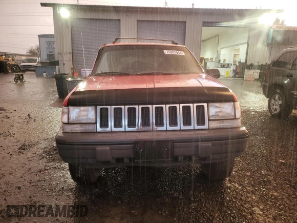 1995 Jeep Grand Cherokee Laredo with VIN 1J4GZ58Y5SC536885, listed as a Copart auction lot 75331944 with 144,319 mi miles and Salvage Title. Bid and sale history available at carsss.com. Image 5.