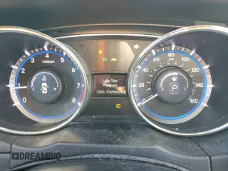 2012 Hyundai Sonata Limited with VIN 5NPEC4AC0CH329222, listed as a Copart auction lot 53331295 with 116,954 mi miles and Salvage Title. Bid and sale history available at carsss.com. Image 9.