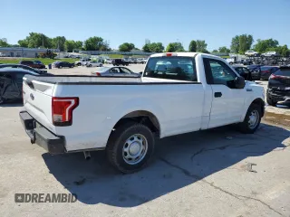 2016 Ford F-150 XL with VIN 1FTMF1C84GKD38765, listed as a Copart auction lot 57071445 with 142,677 mi miles and Salvage title. Bid and sale history available at DreamBid. Image 3.