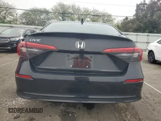 2023 Honda Civic Sedan LX with VIN 2HGFE2F28PH535844, listed as a Copart auction lot 73642394 with 14,261 mi miles and Salvage Title. Bid and sale history available at carsss.com. Image 6.
