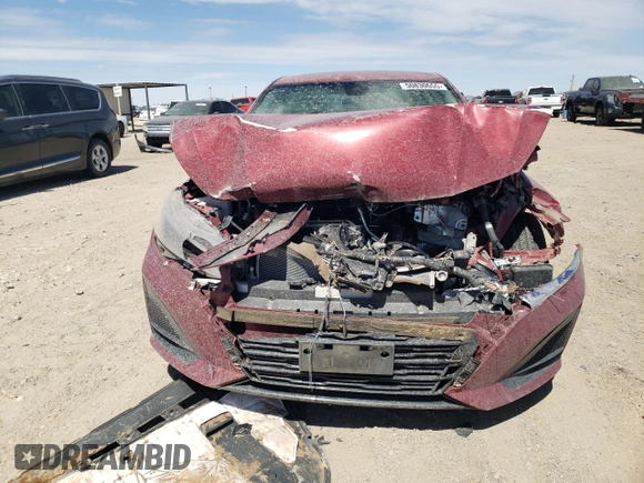 2025 Nissan Altima SV with VIN 1N4BL4DV1SN307721, listed as a Copart auction lot 50830655 with 3,401 mi miles and Salvage Title. Bid and sale history available at carsss.com. Image 5.