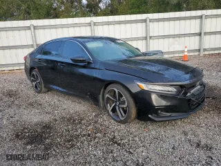 2022 Honda Accord Sedan Sport SE with VIN 1HGCV1F44NA101334, listed as a Copart auction lot 43177315 with 73,010 mi miles and Non Repairable. Bid and sale history available at carsss.com. Image 4.