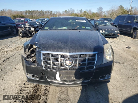 2013 Cadillac CTS Premium with VIN 1G6DP1E30D0100548, listed as a Copart auction lot 43696995 with Not Provided miles and Salvage Title. Bid and sale history available at DreamBid. Image 5.