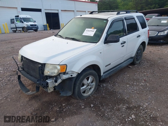 2008 Ford Escape XLT with VIN 1FMCU031X8KA21939, listed as a IAAI auction lot 42669960 with 269,816 mi miles and . Bid and sale history available at DreamBid. Image 2.