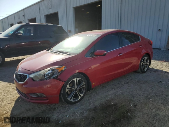2015 Kia Forte EX with VIN KNAFZ4A82F5264566, listed as a Copart auction lot 49129435 with 141,378 mi miles and Salvage Title. Bid and sale history available at carsss.com. Image 1.