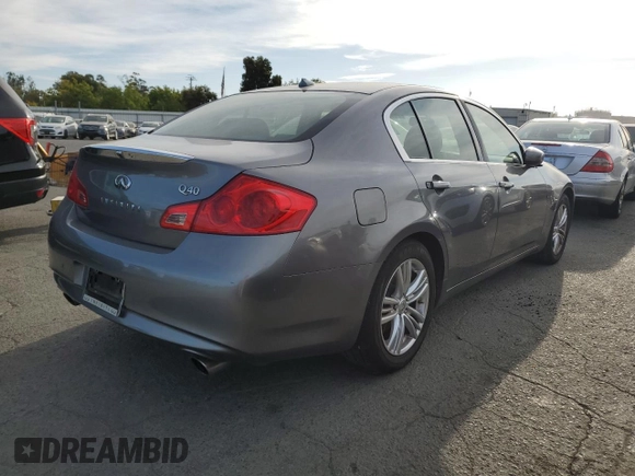 2015 Infiniti Q40 with VIN JN1CV6AP5FM502794, listed as a Copart auction lot 71603064 with 249,874 mi miles and Salvage Title. Bid and sale history available at carsss.com. Image 3.