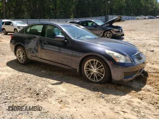 2007 Infiniti G35 Journey with VIN JNKBV61E77M710649, listed as a Copart auction lot 67612944 with 75,566 mi miles and Salvage Title. Bid and sale history available at DreamBid. Image 4.