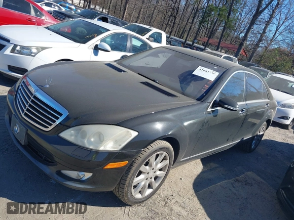 2007 Mercedes-Benz S 550 with VIN WDDNG86X07A138362, listed as a IAAI auction lot 41663730 with 141,760 mi miles and . Bid and sale history available at DreamBid. Image 2.