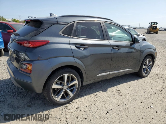 2021 Hyundai Kona Limited with VIN KM8K3CA56MU750704, listed as a Copart auction lot 48779163 with 32,834 mi miles and . Bid and sale history available at DreamBid. Image 3.